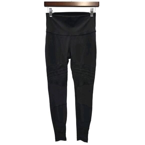 Lululemon Wunder Under High Rise Tight Leggings Mix & Mesh Black 28” Women 6 - Picture 4 of 7